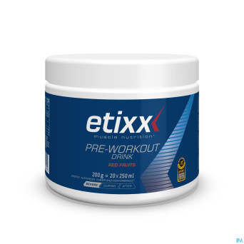 Etixx pre-workout red fruits    pdr 200g