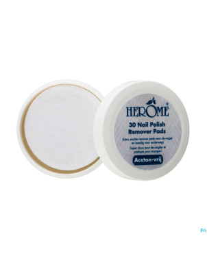 Caring nail polish remover pads  30
