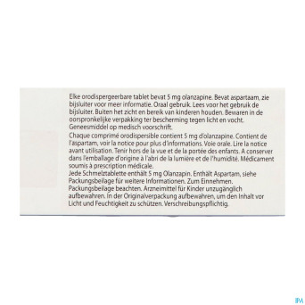 Olanzapine ab  5mg comp orodisp.  28