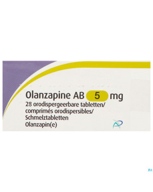 Olanzapine ab  5mg comp orodisp.  28