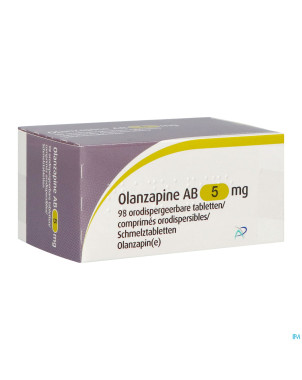 Olanzapine ab  5mg comp orodisp.  98
