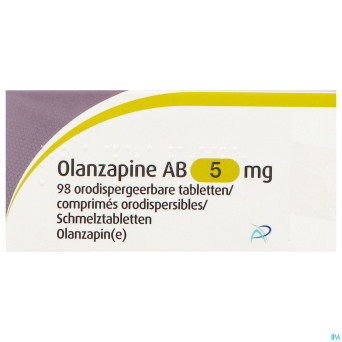 Olanzapine ab  5mg comp orodisp.  98