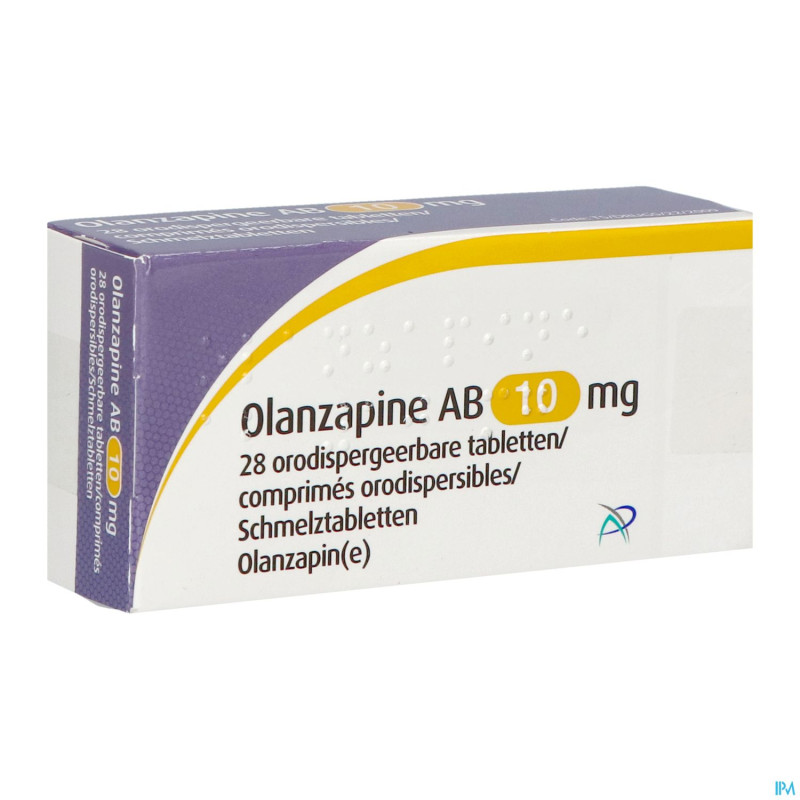 Olanzapine ab 10mg comp orodisp.  28