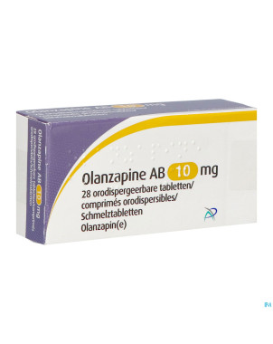 Olanzapine ab 10mg comp orodisp.  28