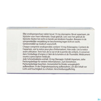 Olanzapine ab 10mg comp orodisp.  28