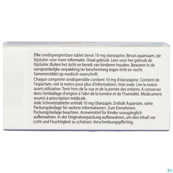 Olanzapine ab 10mg comp orodisp.  28