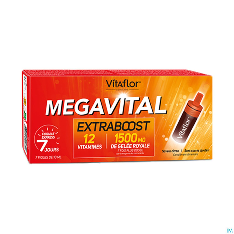 Vitaflor megavital extraboost    amp 7x10ml
