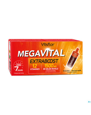 Vitaflor megavital extraboost    amp 7x10ml