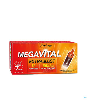 Vitaflor megavital extraboost    amp 7x10ml