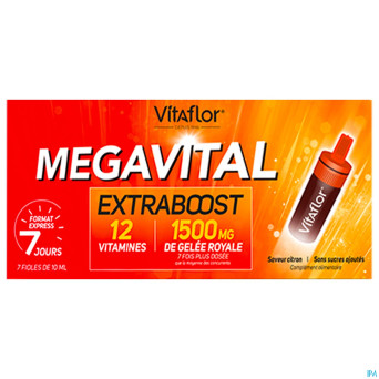 Vitaflor megavital extraboost    amp 7x10ml