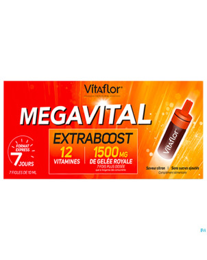 Vitaflor megavital extraboost    amp 7x10ml