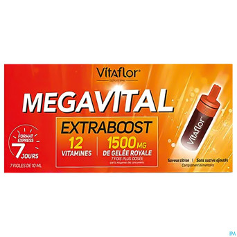 Vitaflor megavital extraboost    amp 7x10ml