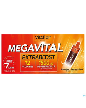 Vitaflor megavital extraboost    amp 7x10ml