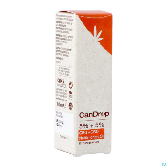 Candrop 5% cbg + 5% cbd    10ml cbx medical