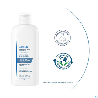 Ducray elution sh doux equilibrant    200ml nf