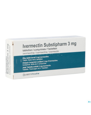 Ivermectin substipharm 3mg comp  4