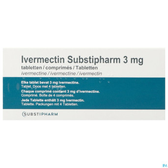 Ivermectin substipharm 3mg comp  4