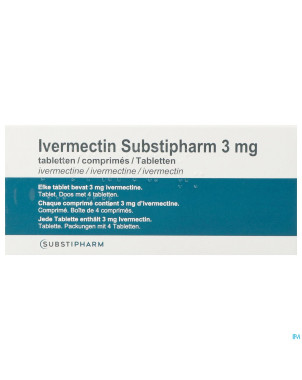 Ivermectin substipharm 3mg comp  4