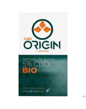 Soria cbd origin oil blend  5% 10ml