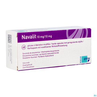 Navalit 10mg/10mg lib.modifiee caps dur 48
