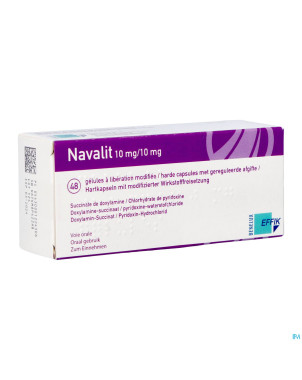 Navalit 10mg/10mg lib.modifiee caps dur 48