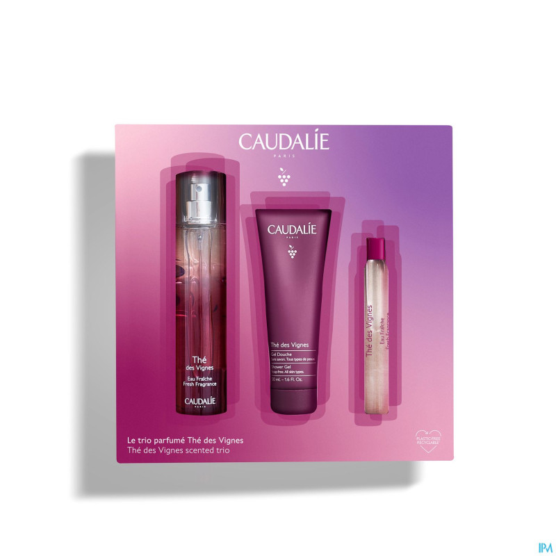 Caudalie coffret noel the vignes 50ml    3 prod.