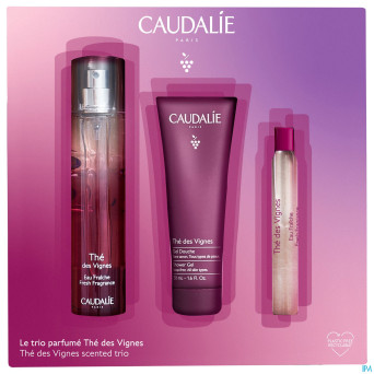 Caudalie coffret noel the vignes 50ml    3 prod.