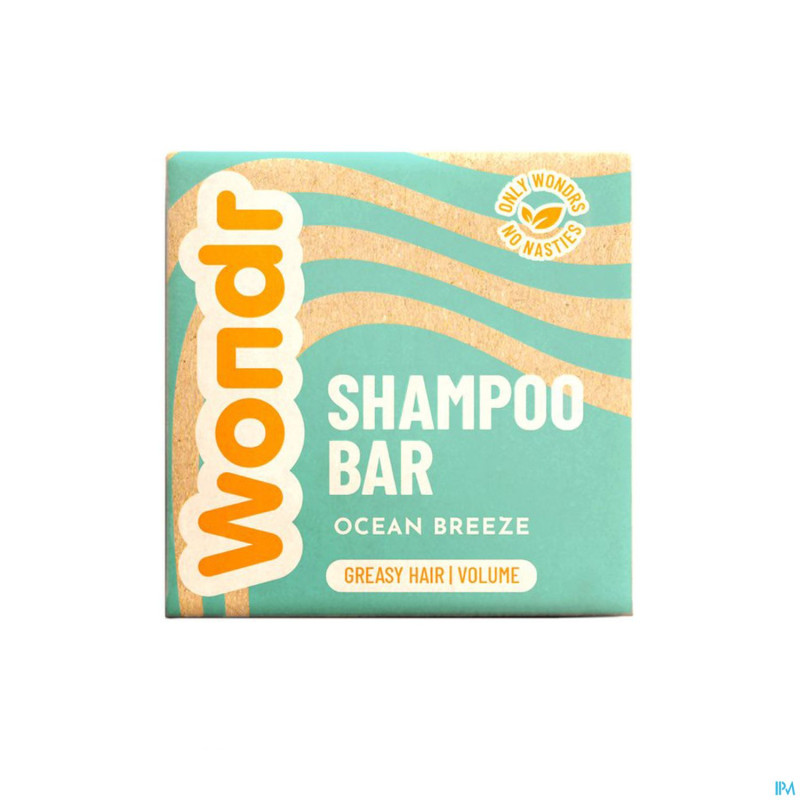 Wondr barre shampooing ocean breeze 55g