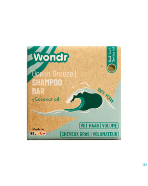 Wondr barre shampooing ocean breeze 55g