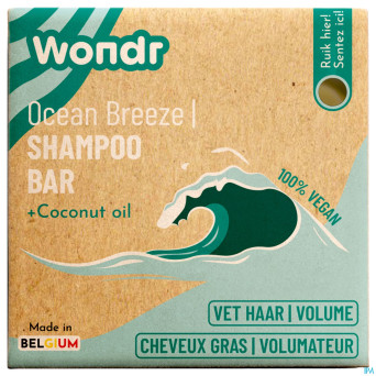 Wondr barre shampooing ocean breeze 55g