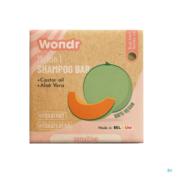 Wondr barre shampooing sweet melon 55g