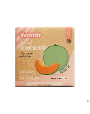 Wondr barre shampooing sweet melon 55g