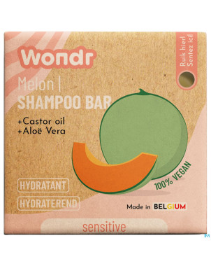 Wondr barre shampooing sweet melon 55g