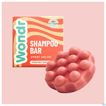Wondr barre shampooing sweet melon 55g