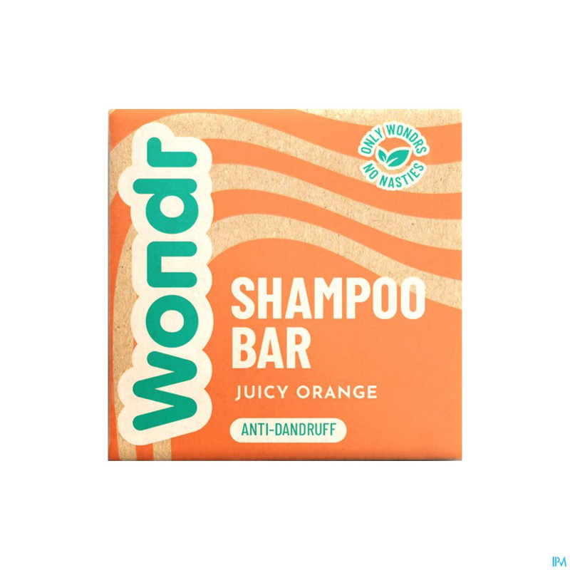 Wondr barre shampooing orange is the new barre 55g