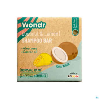 Wondr barre shampooing crazy coconut  55g