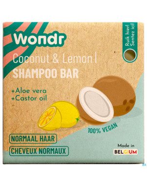 Wondr barre shampooing crazy coconut  55g