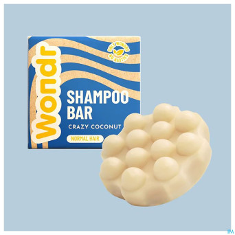Wondr barre shampooing crazy coconut  55g