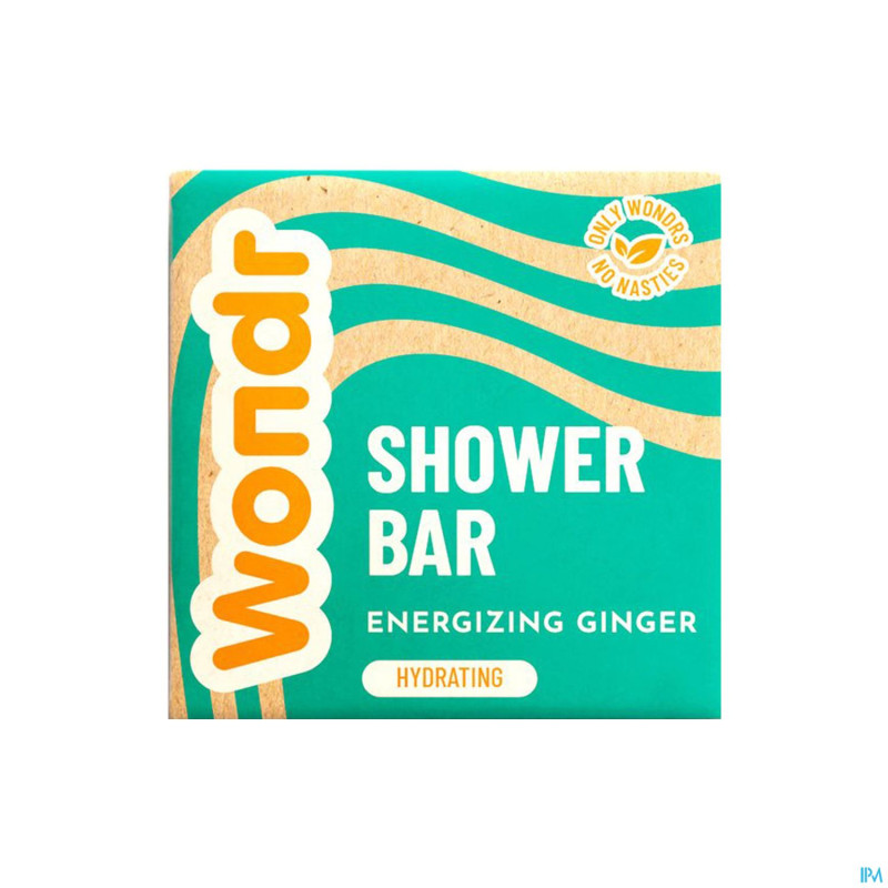 Wondr barre douche energizing ginger&lime 102g