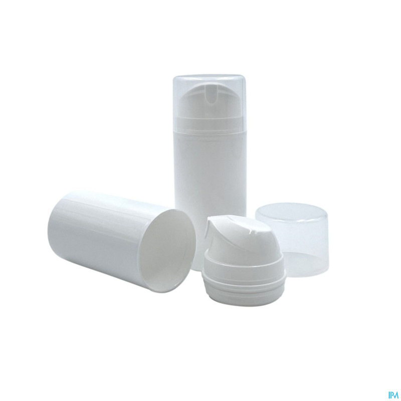 Flacon airless blanc + pompe    33x15ml magis