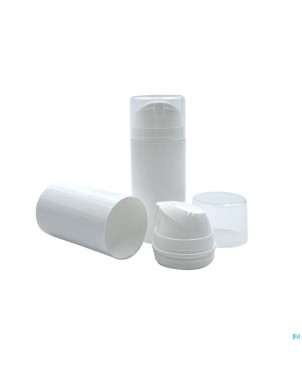 Flacon airless blanc + pompe    17x30ml magis