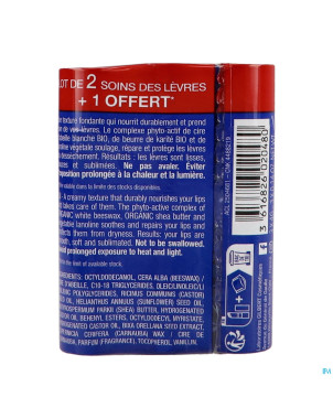 Laino lot 3 soin levres cire abeille    4g