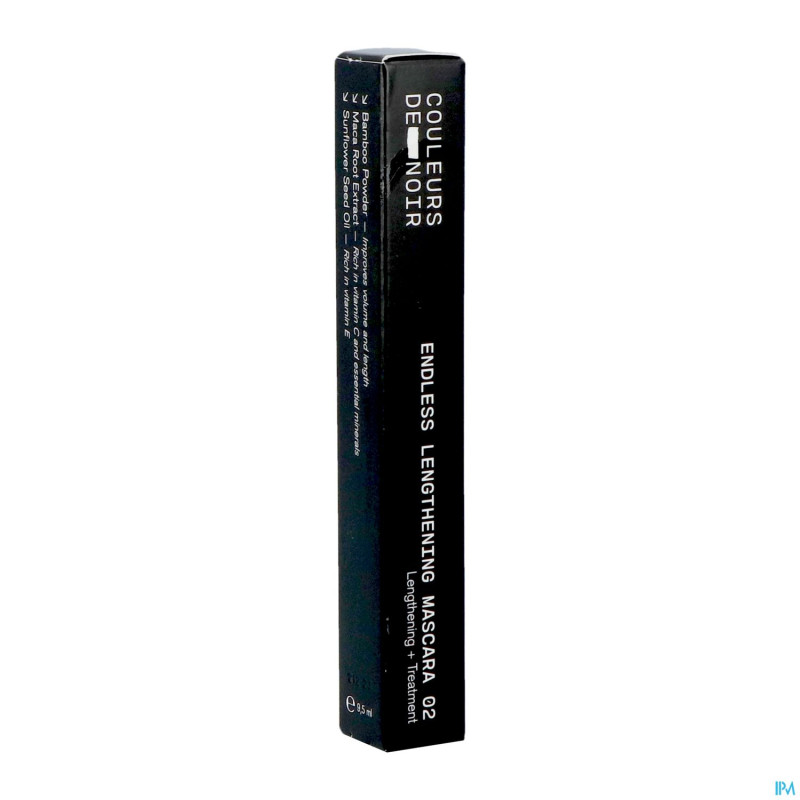 Couleurs de noir endless length mascara 02