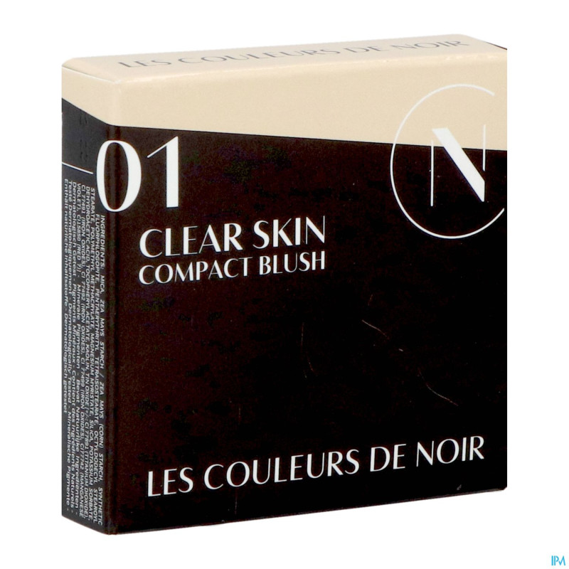 Couleurs de noir soft touch blush s/talc 01