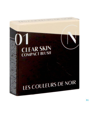 Couleurs de noir soft touch blush s/talc 01