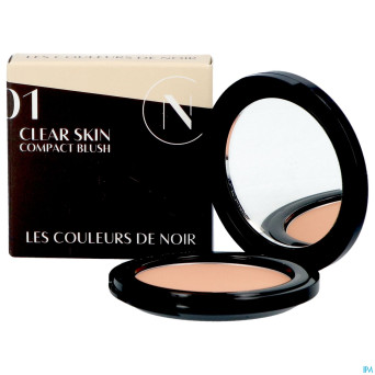 Couleurs de noir soft touch blush s/talc 01