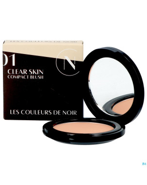 Couleurs de noir soft touch blush s/talc 01