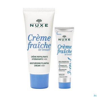 Nuxe creme fraiche repulpante    30ml + 3en1 15ml