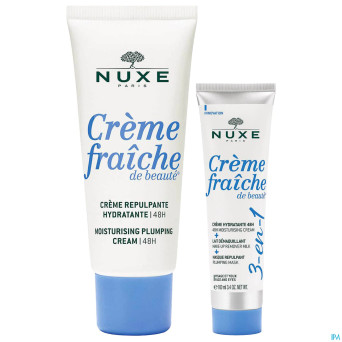 Nuxe creme fraiche repulpante    30ml + 3en1 15ml