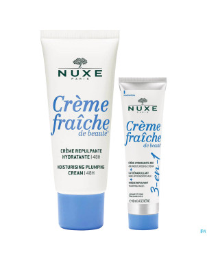 Nuxe creme fraiche repulpante    30ml + 3en1 15ml